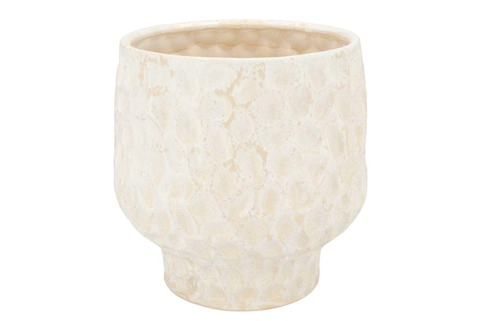 <h4>Maysa Offwhite Pot 28x28x28cm</h4>