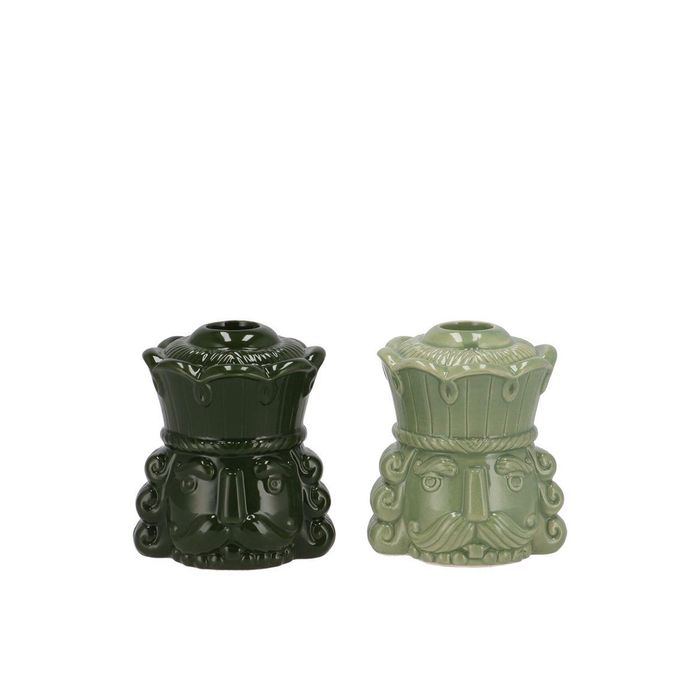 <h4>Jolie Majestic Green King Candle H Ass 9x8x11cm</h4>