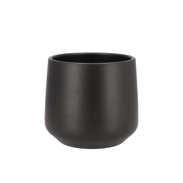 <h4>Ceramic Anthracite Matt Pot Berlin 16cm</h4>