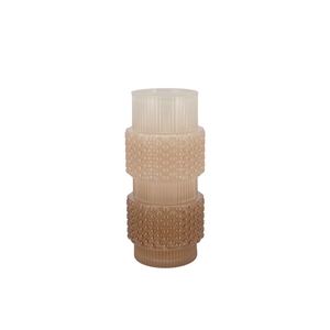 Mae Cozy Sand Vase Structure Tricolor 12x12x26cm