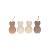 Easter Flock Natural Brown Bunny Hanger Ass 8x8x14cm