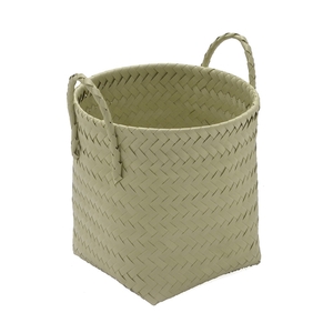 CESTA DECORATIVA REDONDA M VERDE CLARO 636-062