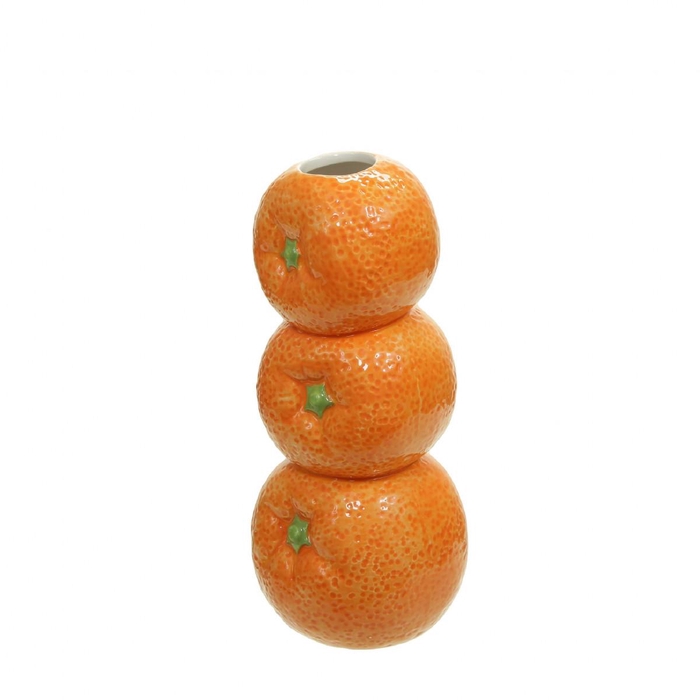 <h4>Keramiek Orange vaas x3 d02/8*19cm</h4>