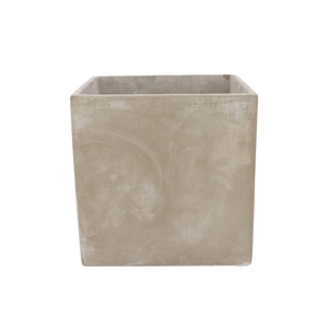 Concrete Pot Square 24x24x24cm Nm