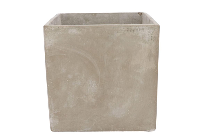 Concrete Pot Square 24x24x24cm Nm