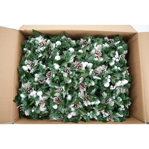 Wreath christmas ring Ø8cm white R3