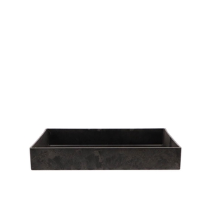 Melamine Grey Bowl Square 23x23x4cm