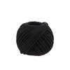 Ribbon Macramé Cord (nr.85) Black 50mx5mm