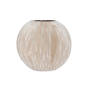 Sifan White Vase Oval 41x16x39cm