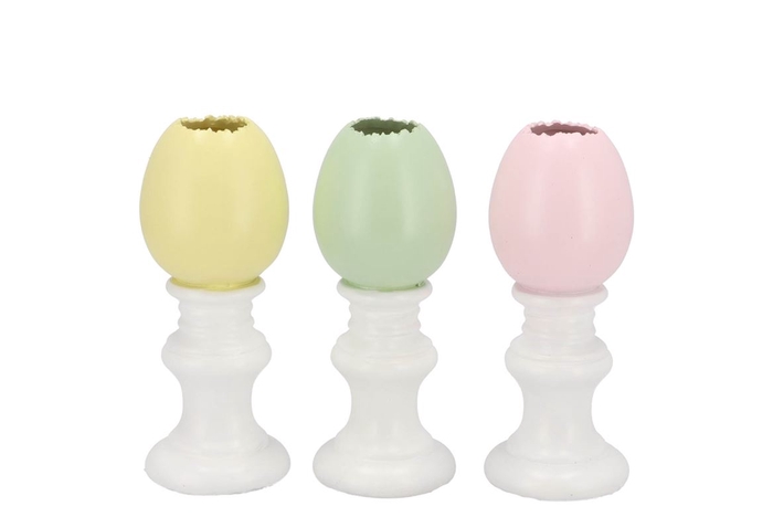 <h4>Easter Egg Trophy Dreamy Pastel Mix Vase Ass 6x6x13cm</h4>