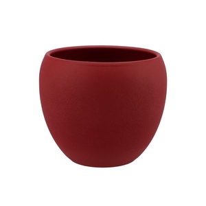 Vinci Red Velvet Flower Pot 22x19cm Nm