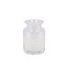 Glass Milk Can Vase Heavy 14x20cm