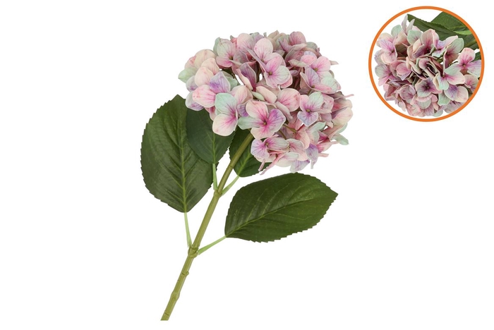 <h4>Silk Hydrangea Light Purple 23x64cm</h4>