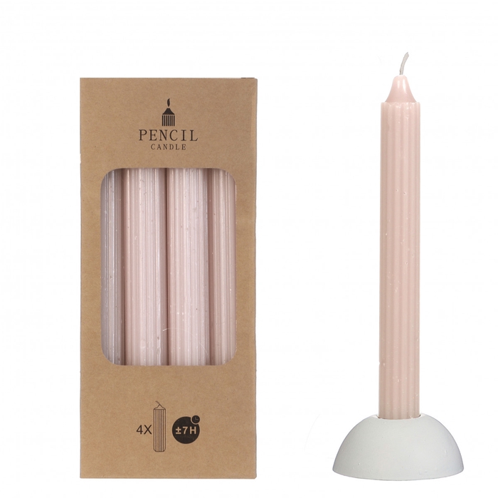 <h4>Kaars Pencil d2.2*20cm x4</h4>