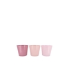 Zinc Summer Pink Mix Bucket Basic Ass 12x10x8cm