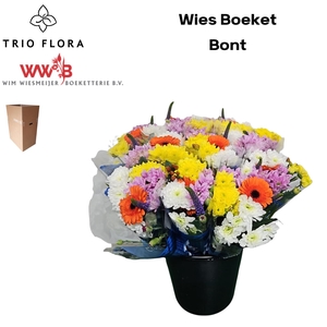 Boeket Wies Aqua Box Bont
