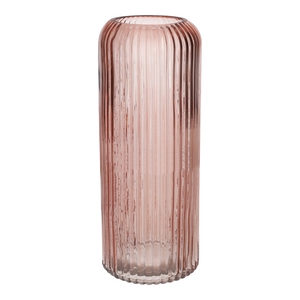 DF02-664553200 - Vase Nora d6/8.7xh20 old pink transparent