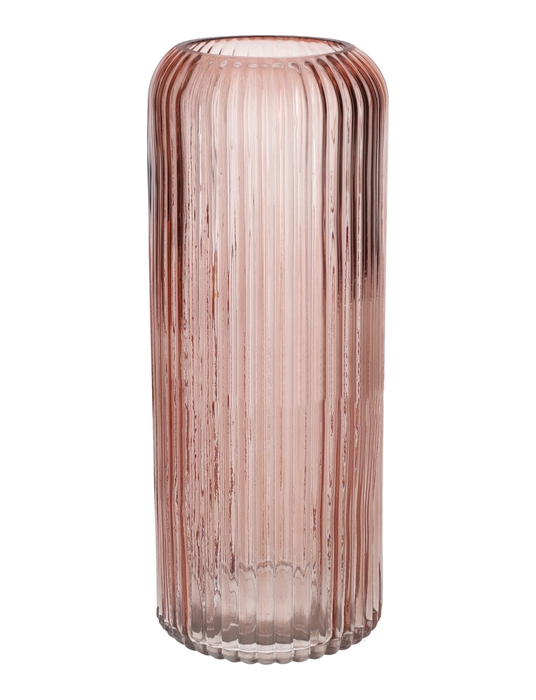 <h4>DF02-664553200 - Vase Nora d6/8.7xh20 old pink transparent</h4>