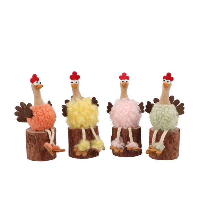 <h4>Easter Fluffy Chicken Color Ass P/1 18cm Nm</h4>