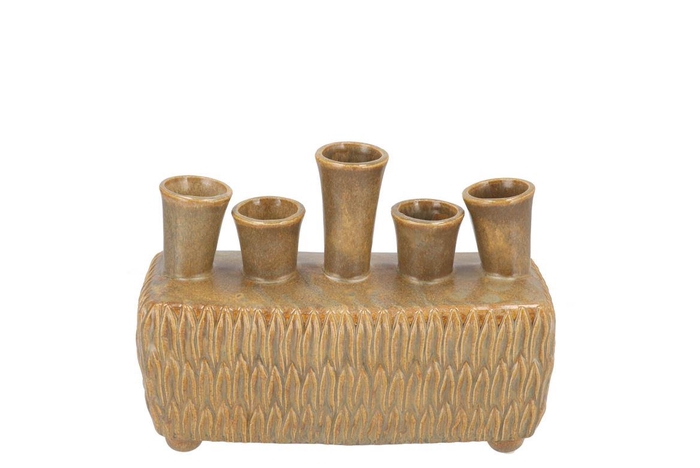 <h4>Maysa Green Vase Rectangle 20x9x16cm</h4>