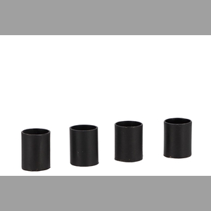 Ariana Black Candle H. Magnet S/4 2,5x2,5x3cm Nm