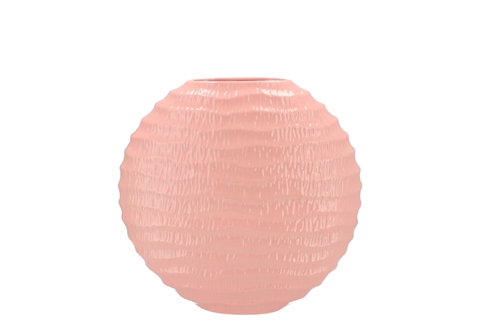 <h4>Lima Pink Vase Oval 23x10x22cm</h4>