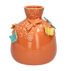 Keramiek Exclusief Dragonfly flesvaas d05/14*16cm