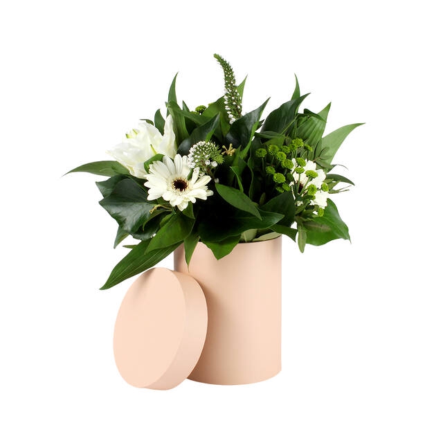 <h4>Hat box Pastel carton 13xH17cm orange</h4>