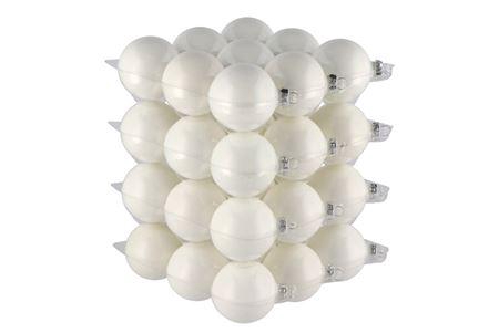 <h4>Glass Ball Shiny White 57mm P/36</h4>