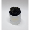 Box rd 8cm glitter wit-zwart