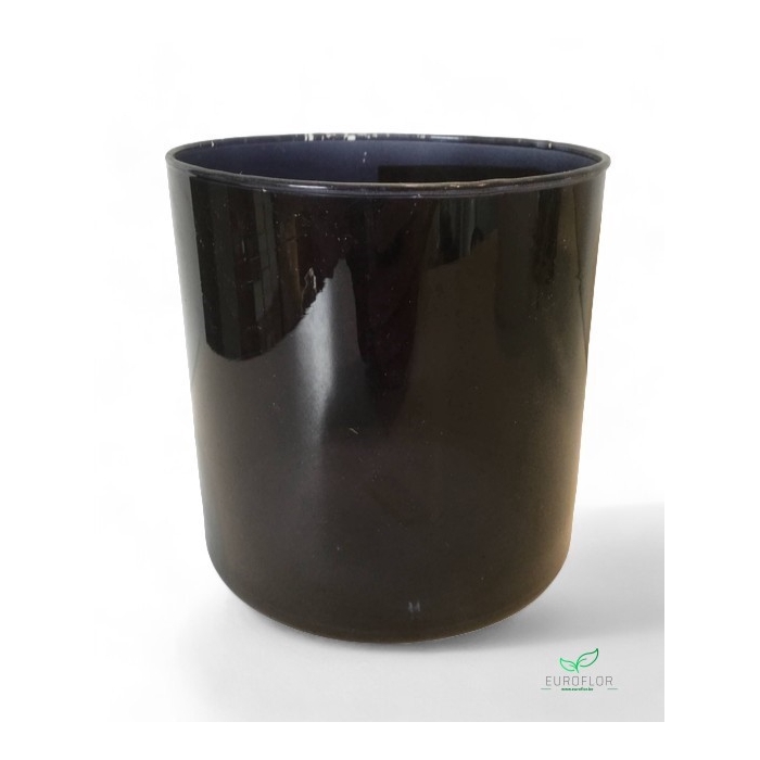 <h4>GLAS CYLINDER BLACK 11*11CM</h4>
