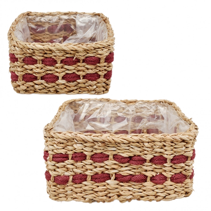 <h4>Basket sets Yara tray S/2 d22*10cm</h4>