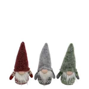 Christmas Deco gnome 10*7*22cm