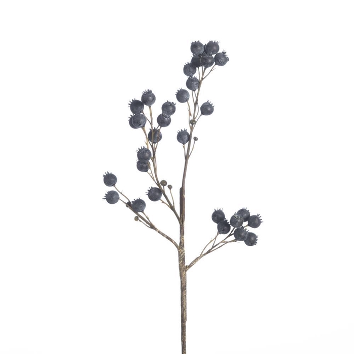 <h4>AF Berry Branch x3 L76cm Blue</h4>