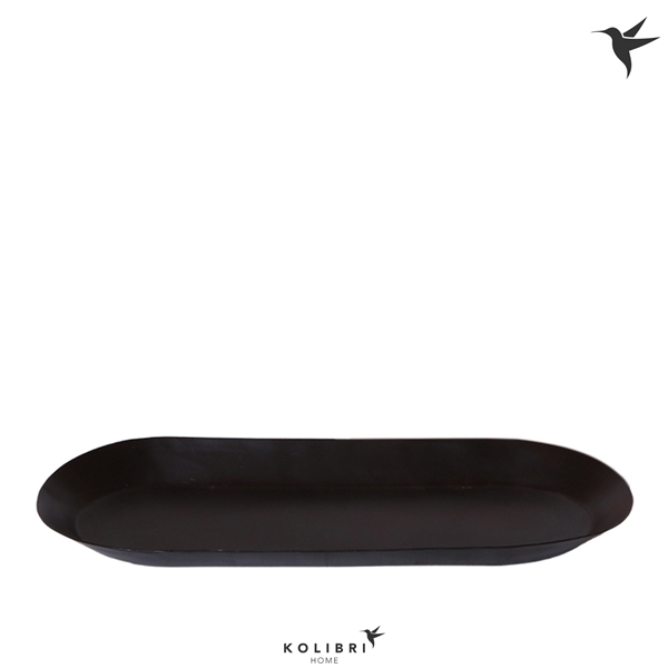 <h4>Kolibri home Plate oval black</h4>