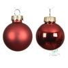 KERSTBAL GLASS 35MM 16PCS CHRISTMAS RED