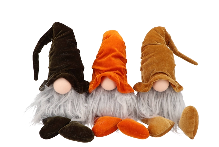 Gnome Autumn Velvet Ass 52cm