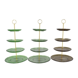 Dayah Green Mix Cake Shelf Ass 15/18/20/25x46cm