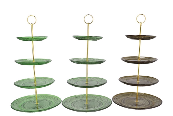 <h4>Dayah Green Mix Cake Shelf Ass 15/18/20/25x46cm</h4>