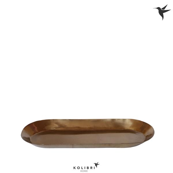 <h4>Kolibri Home plate oval gold</h4>