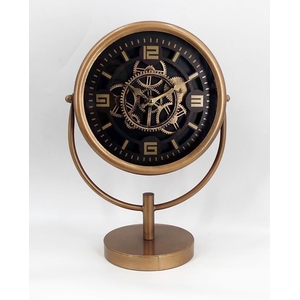 Clock Table 28x45cm Gold 21689