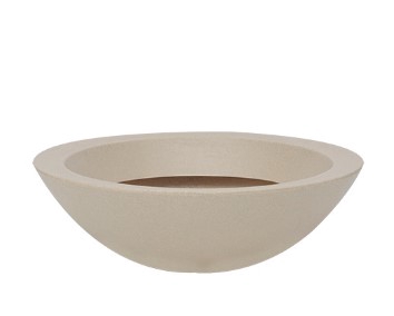 <h4>VASO MALTA BOWL 54 X 17 CM GRANITO AREIA</h4>