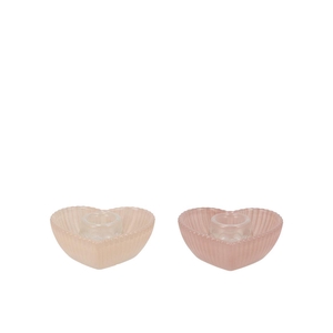 Amour Natural Mix Candle H Heart Ass 9x8x4cm