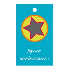 Flower cards ma Joyeux annivers package 20 pieces