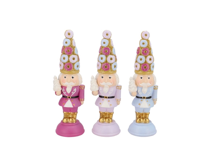 <h4>Candy Nutcracker Pink/lila Soldier Decoration 10x9x20cm Nm</h4>