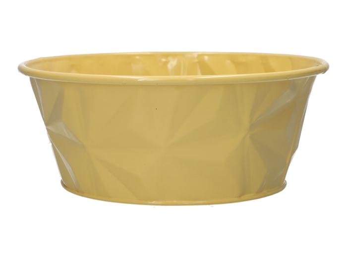 <h4>DF04-666775000 - Planter Zinna d21.5xh9 beige</h4>