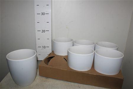 <h4>Keramische Pot H% Hugo White Matte</h4>