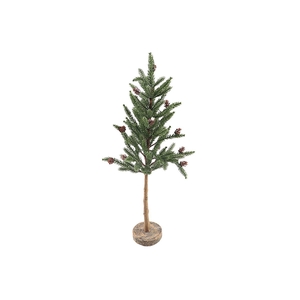 Pine Cone Tree on stem Green