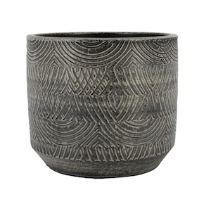 Pot Loule d16 h14cm gris