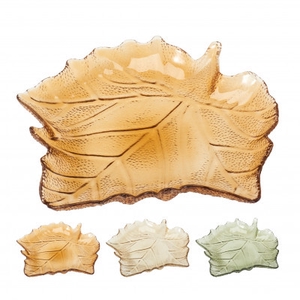 Glas Bord blad d26cm